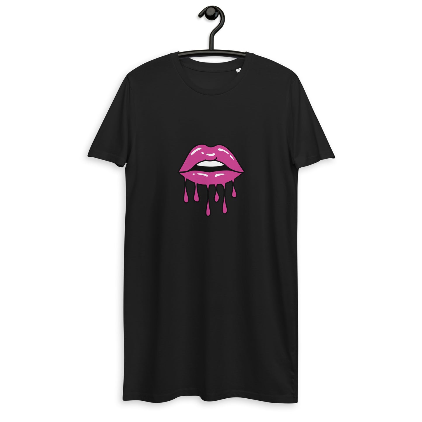 Vestido camiseta de algodón orgánico beso