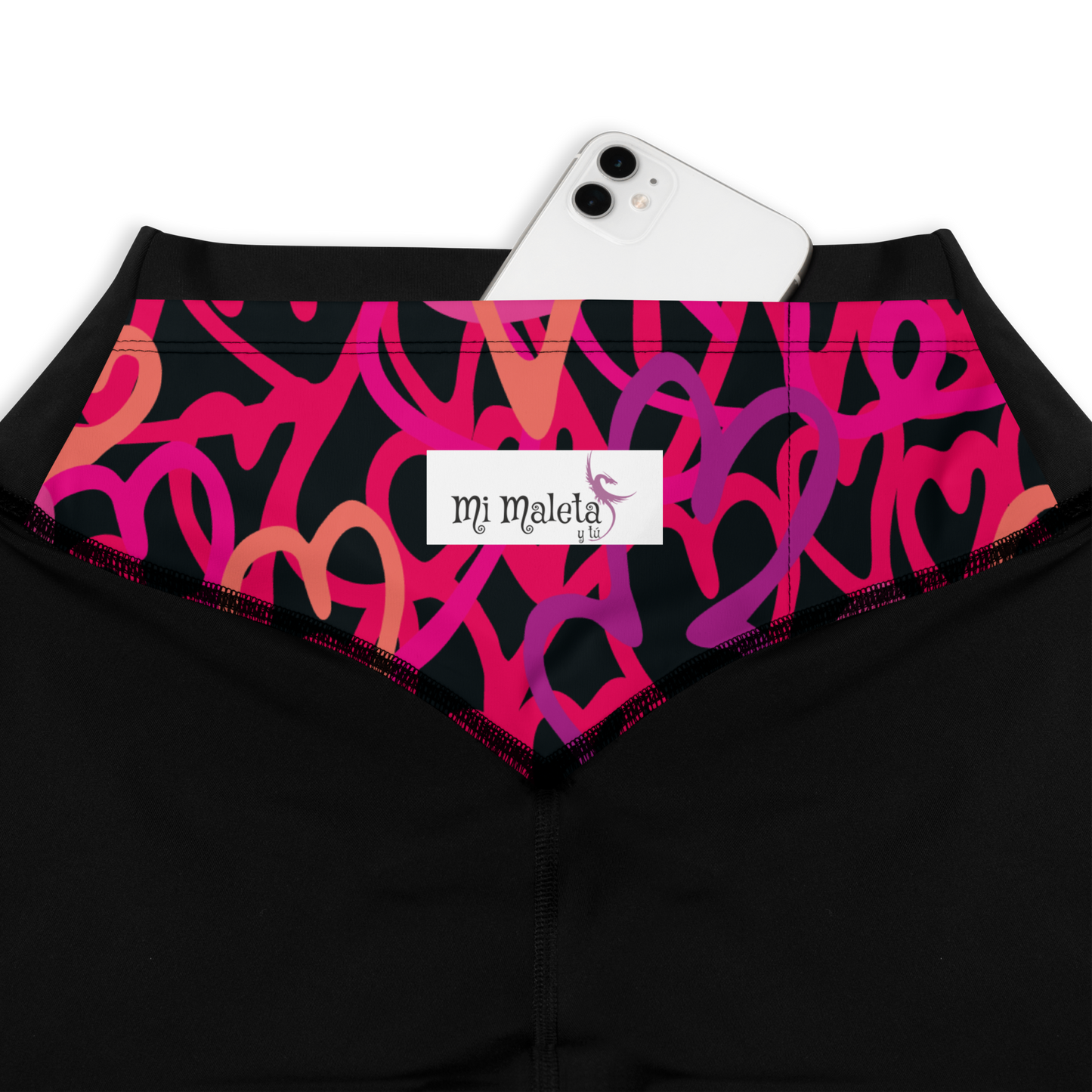 Herz-Kompressionsleggings