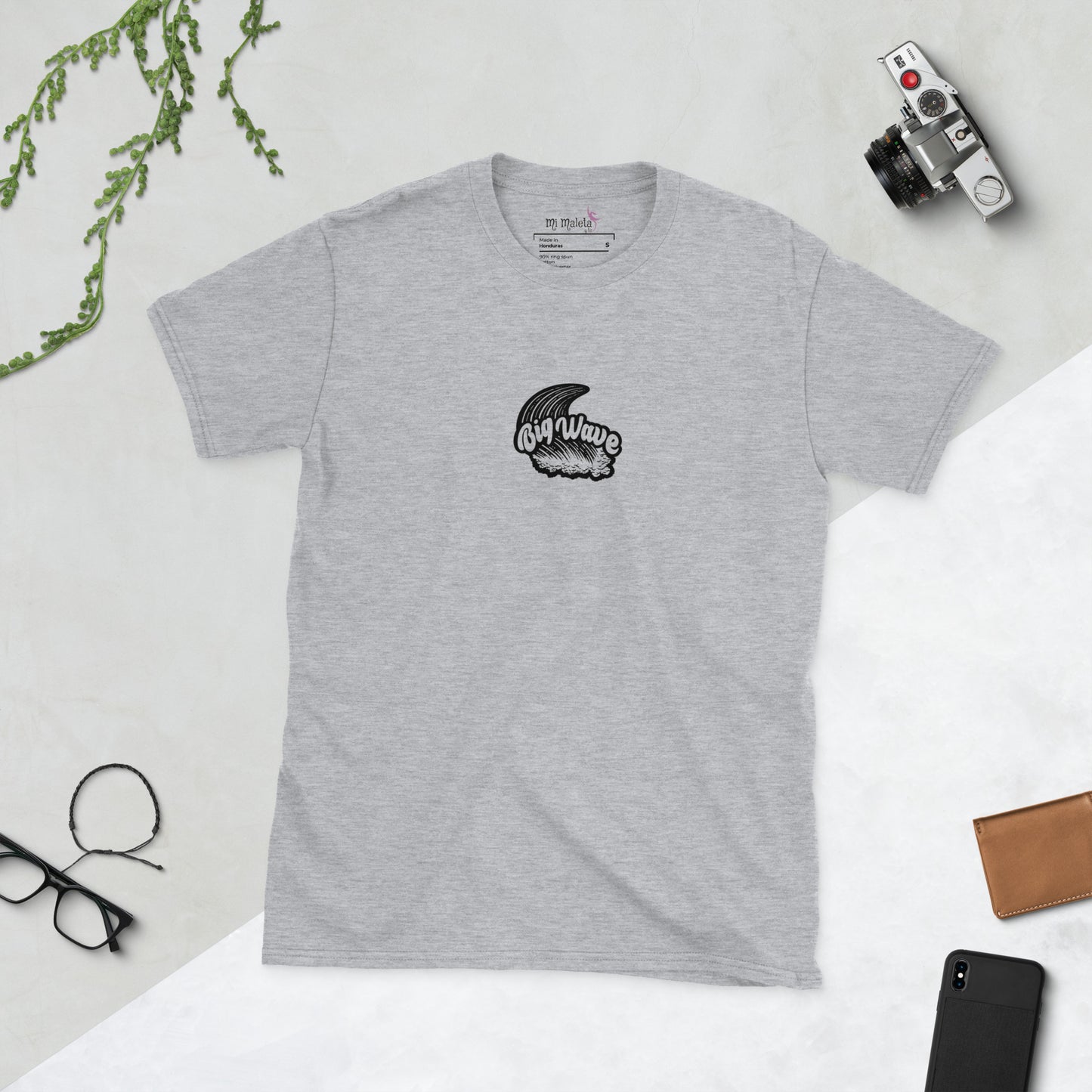 Camiseta de manga corta unisex BIG WAVE
