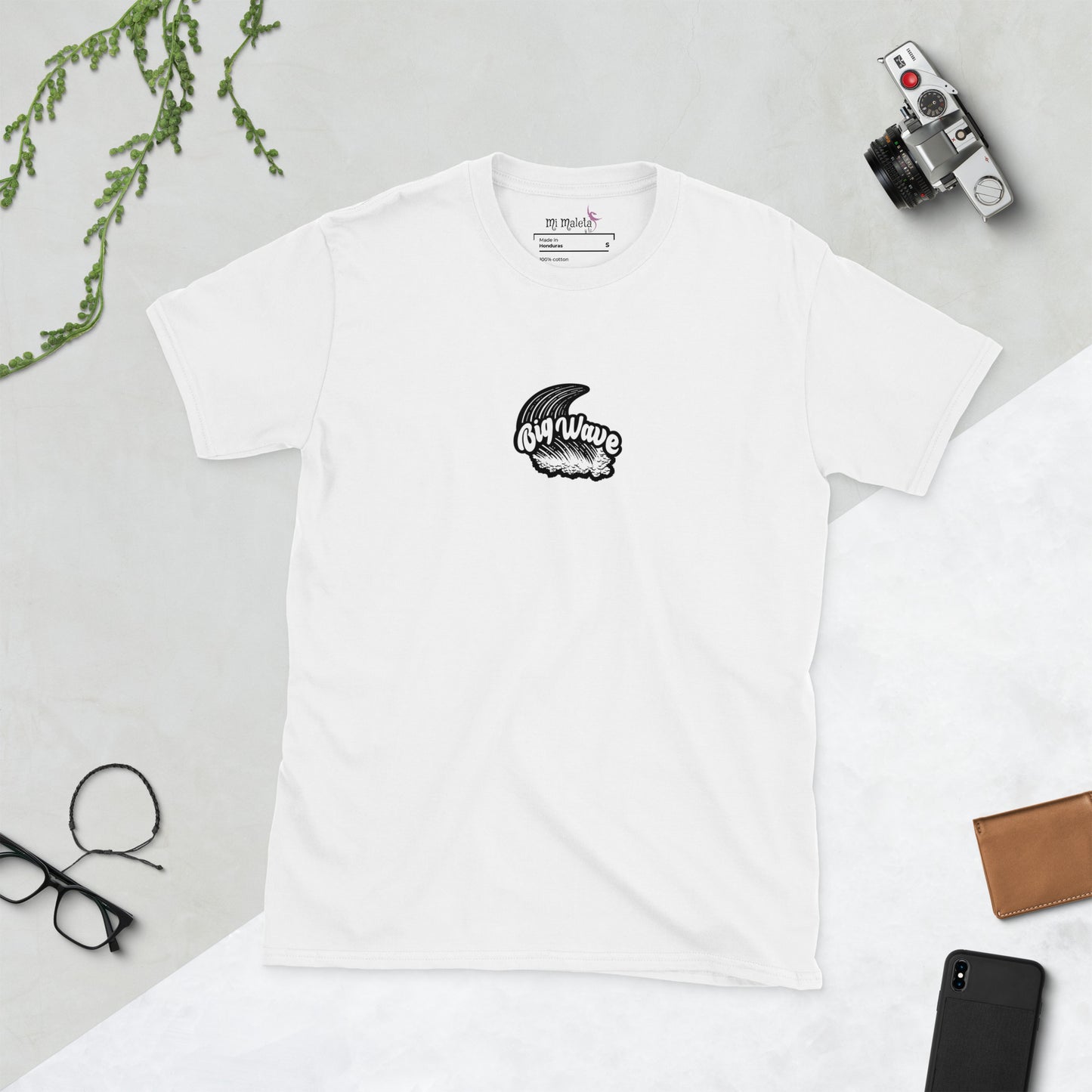 Camiseta de manga corta unisex BIG WAVE