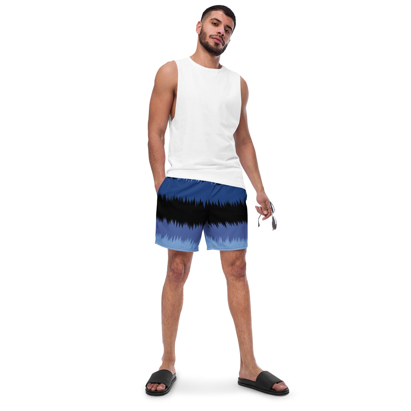 Blue swimsuit for men
