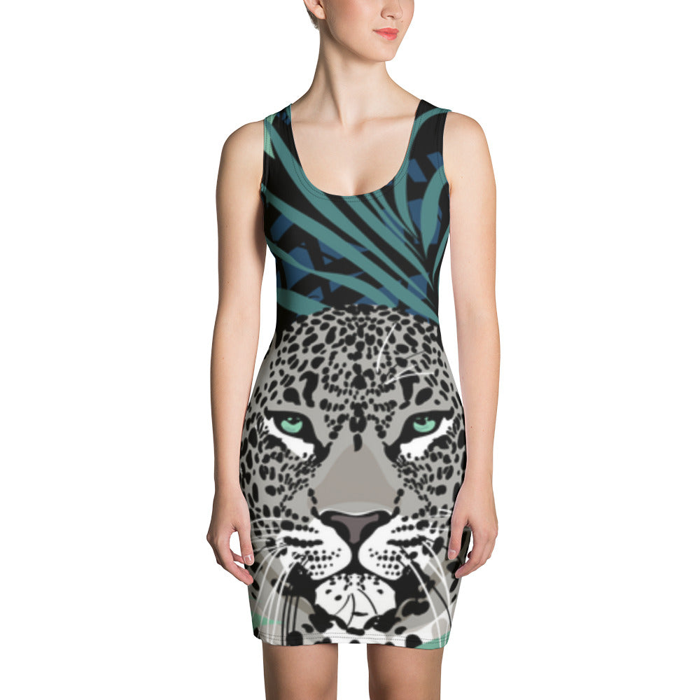 Vestido animal print de tirantes