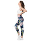 Leggins con bolsillos abstracto