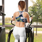 Abstract Padded Sports Bra