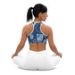 Geometric sports bra