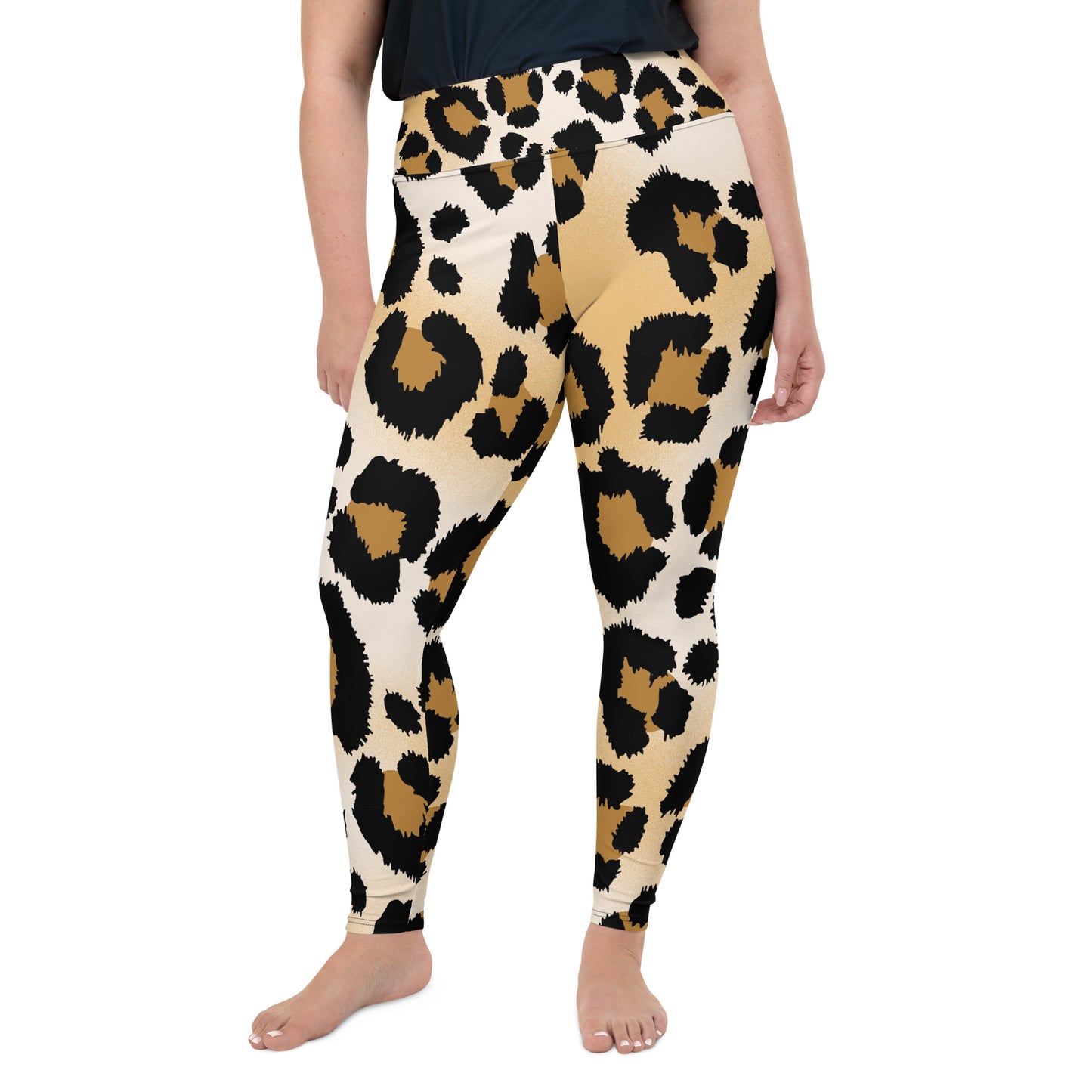 Leggings mit Animal-Print in großen Größen