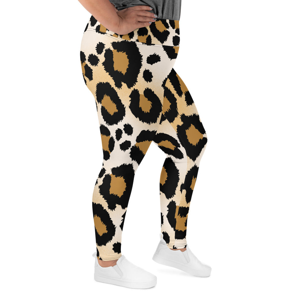 Leggings mit Animal-Print in großen Größen