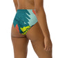 Recycled high-waisted bikini briefs sea