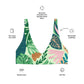 Sujetador bikini reciclado con relleno Tropical