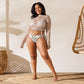 Zen recycled polyester bikini bottoms