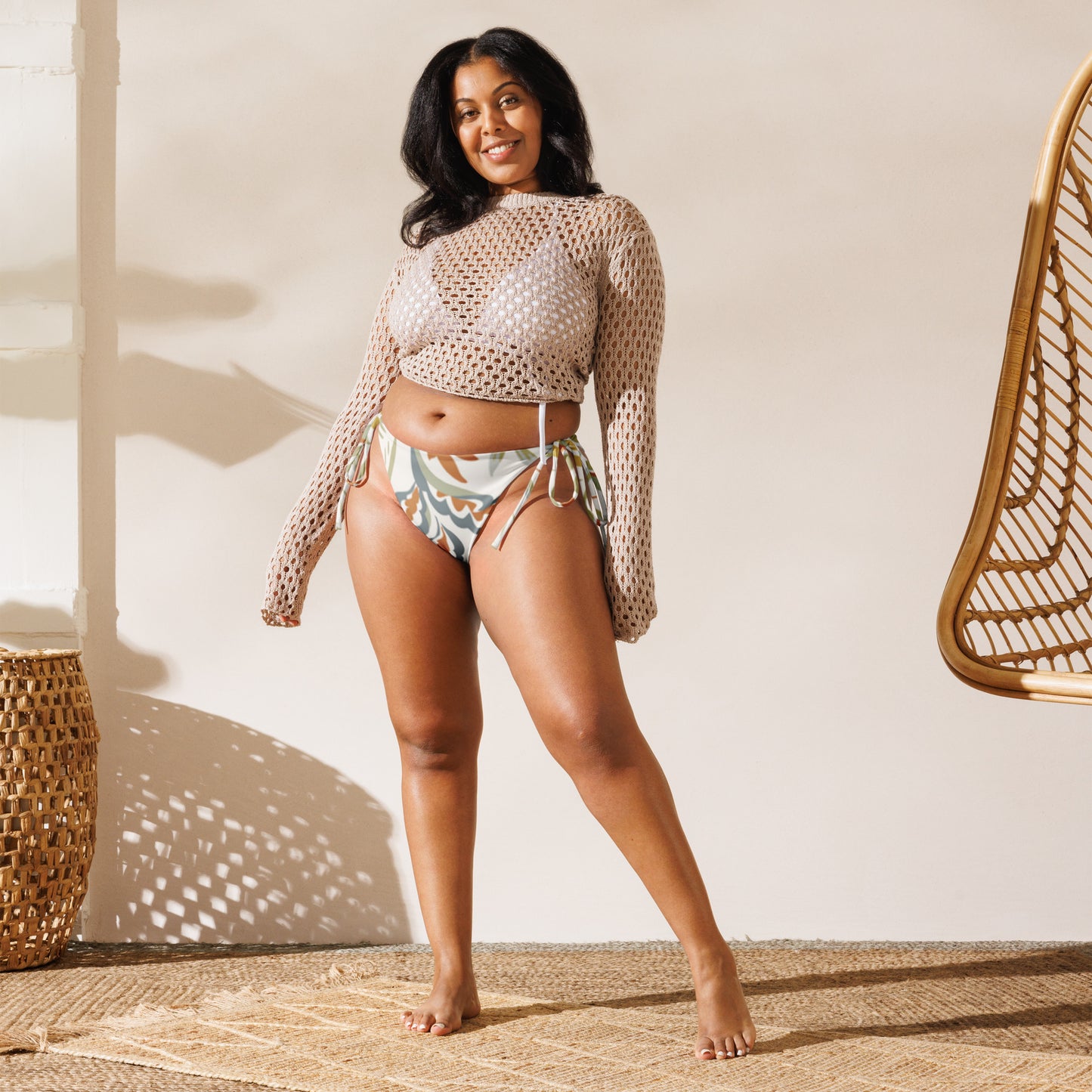 Zen recycled polyester bikini bottoms