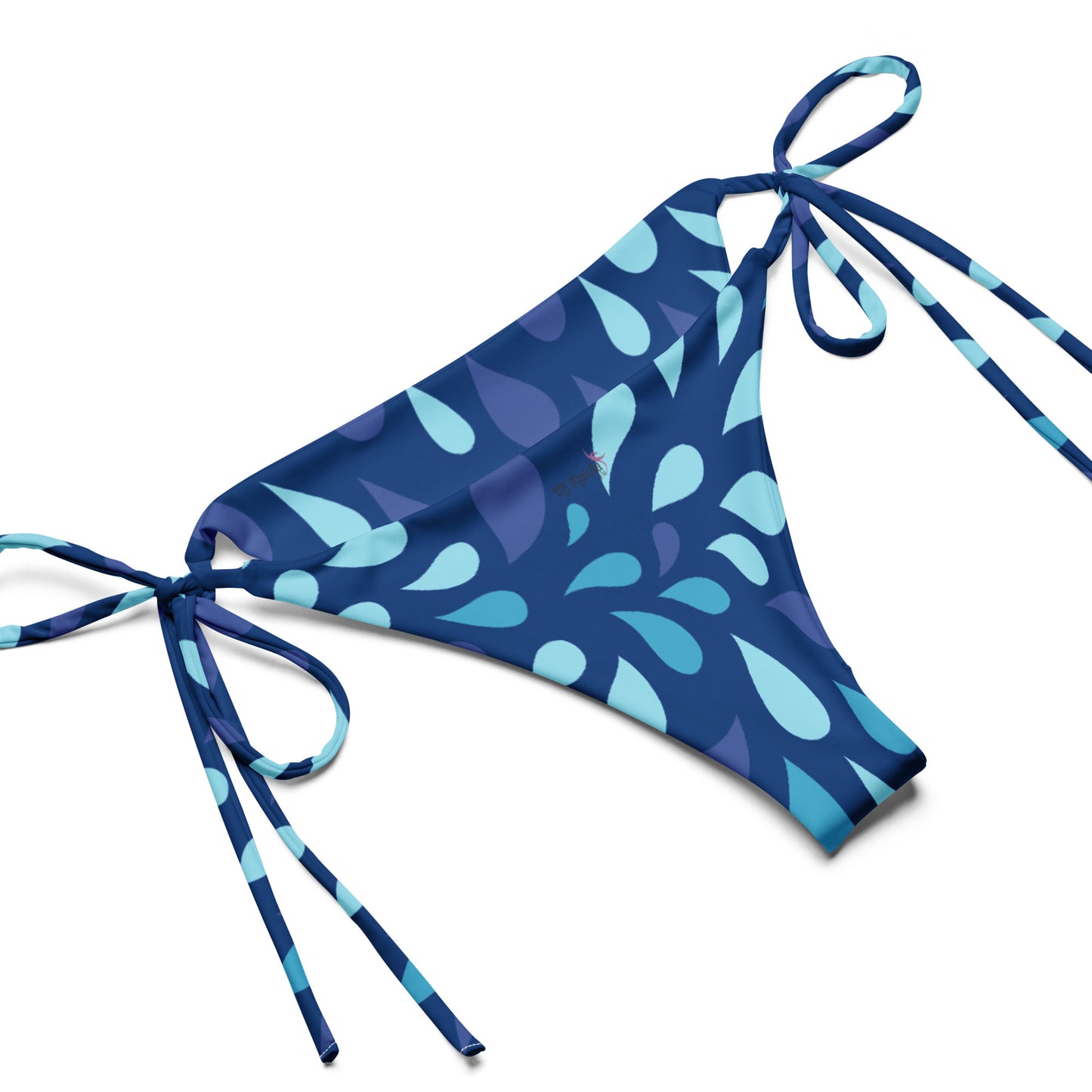 Bikini de triángulo reciclado gotas de agua