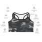 Camouflage sports bra