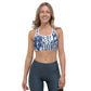 Ethnic blue sports bra