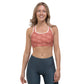 Geometric sports bra