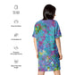 T-Shirt-Kleid mit Batik-Grafik