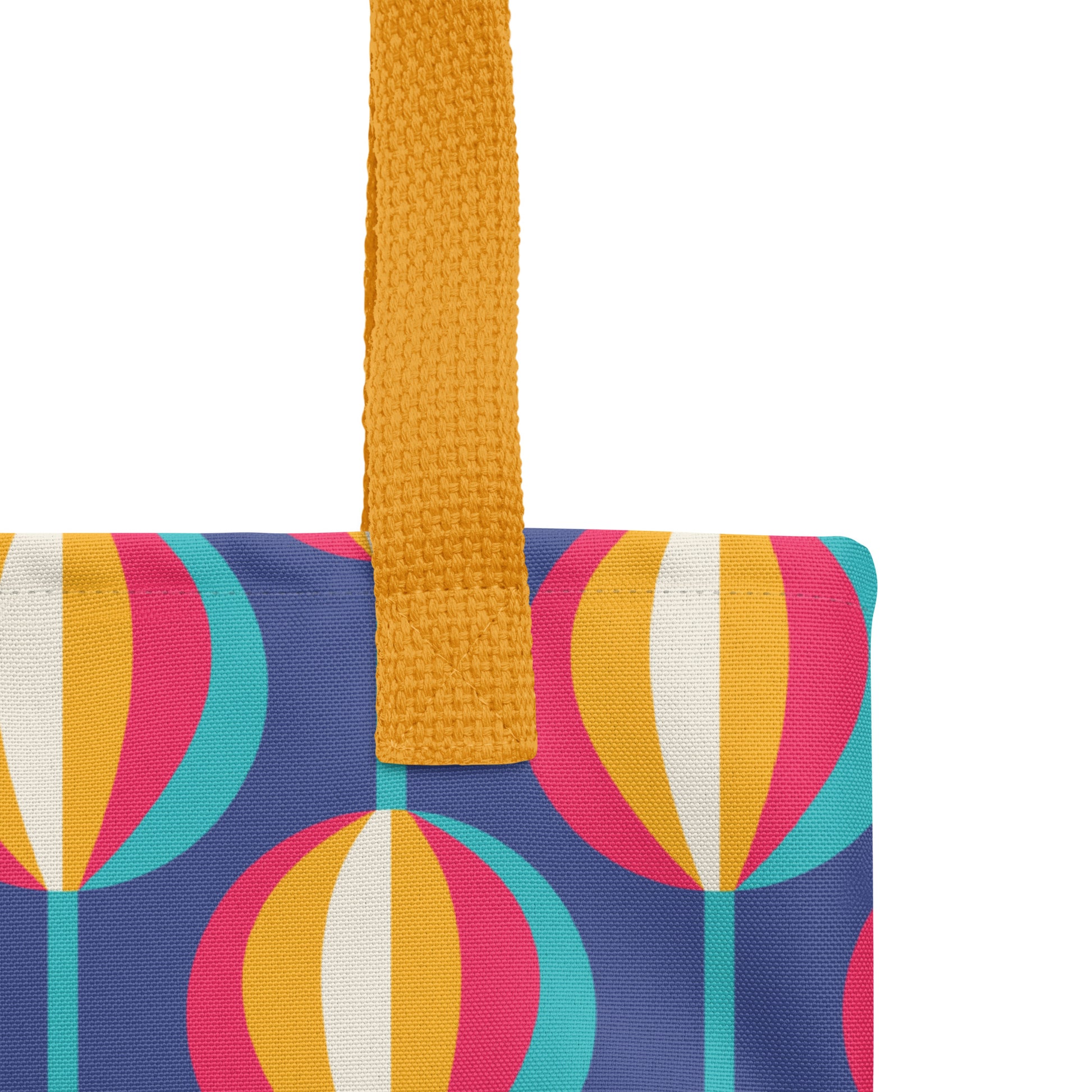 Tote bag con diseño de globos ideal para uso diario

