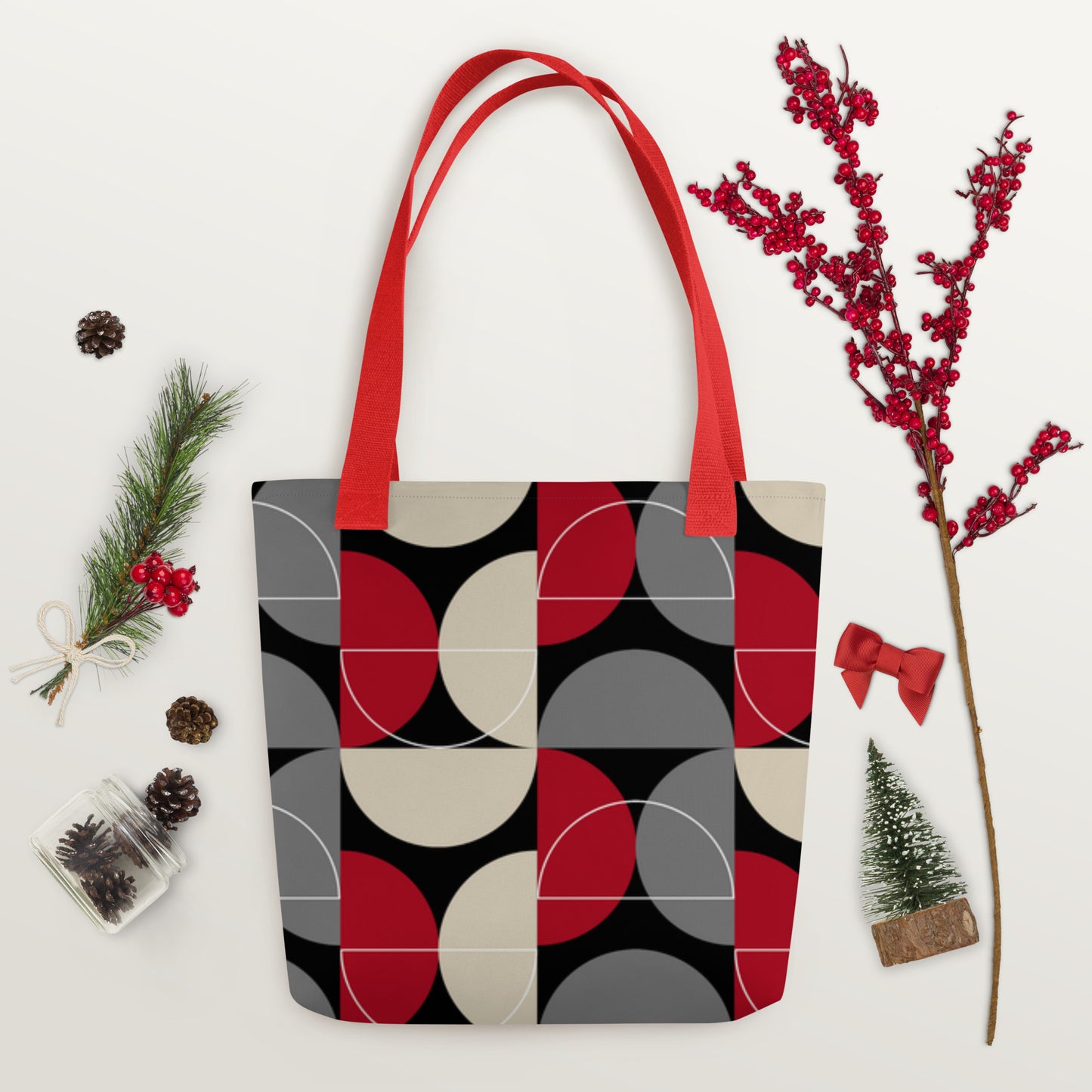 Black and Red cloth bag