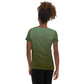 Green women's sports t-shirt
