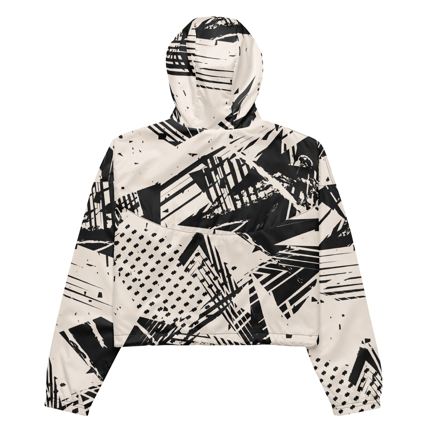 Abstrakte kurze Windjacke