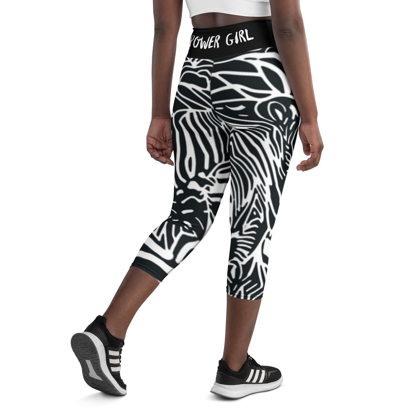 Power Girl Yoga Capri Leggings
