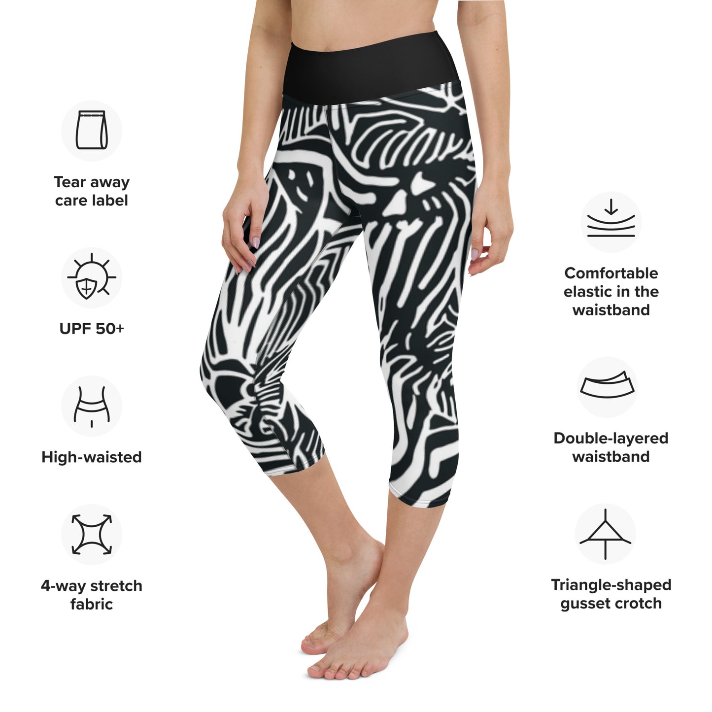 Power Girl Yoga Capri Leggings