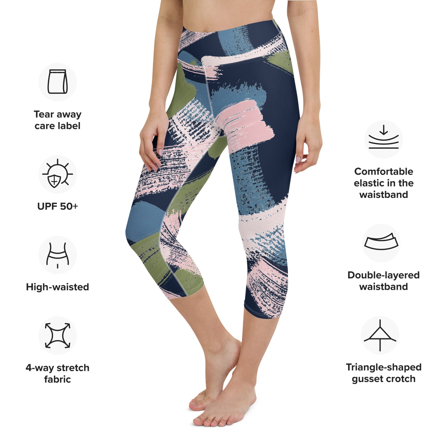 Piraten-abstrakte Yoga-Leggings
