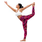 Leggins de yoga corazones