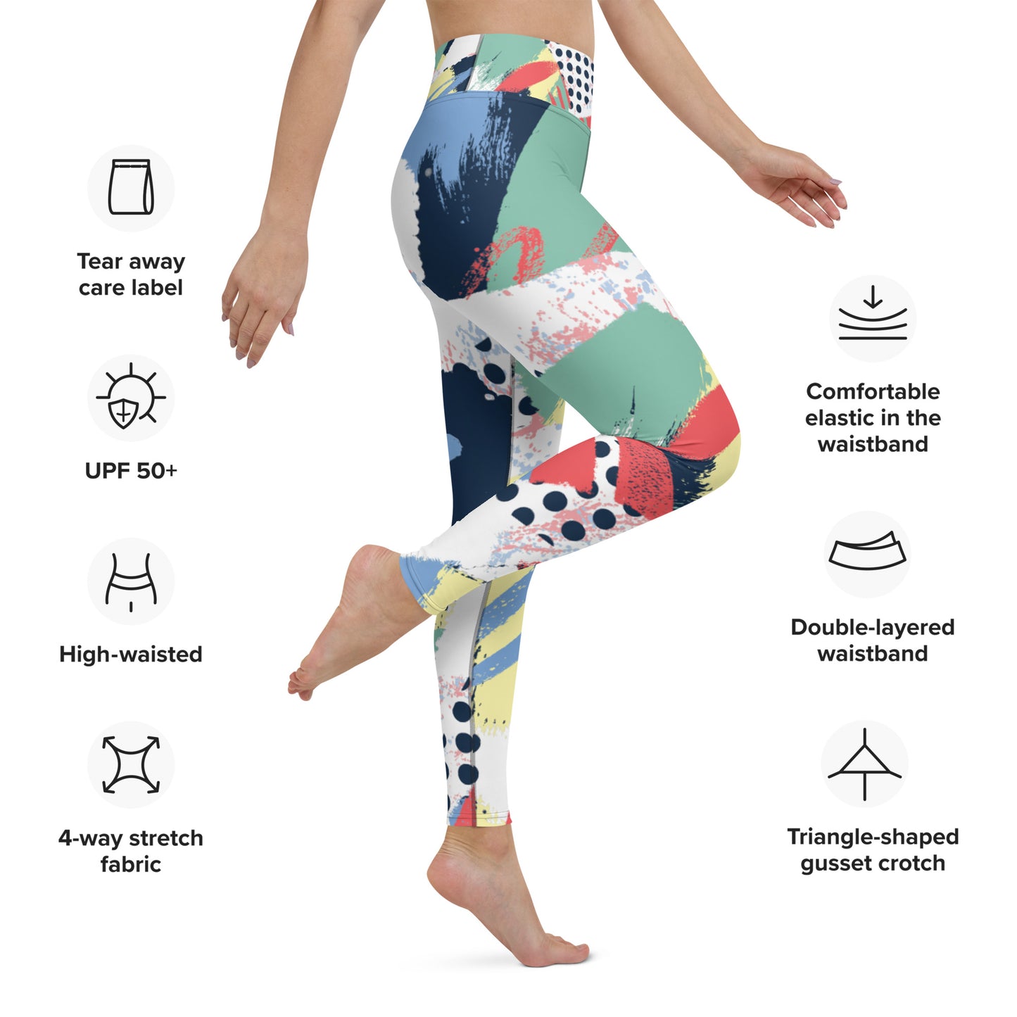 Abstract Yoga Leggings