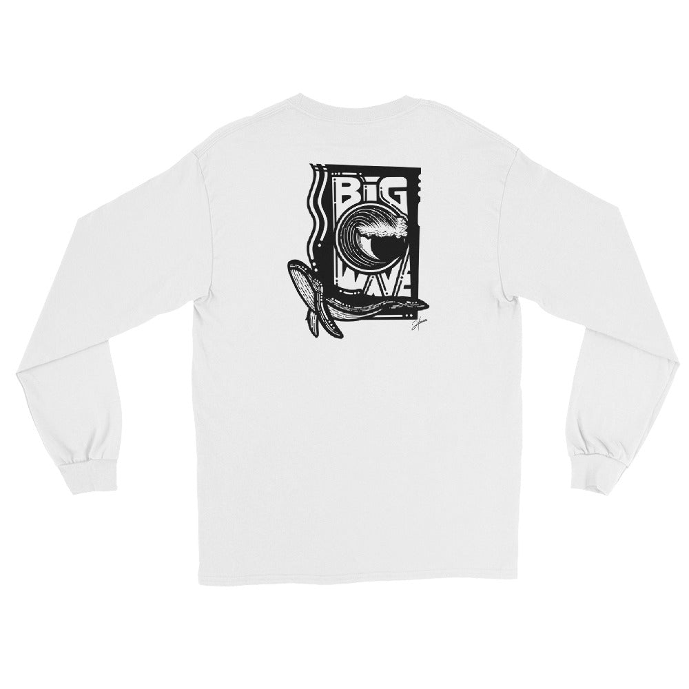 Big Wave Unisex Langarm-T-Shirt