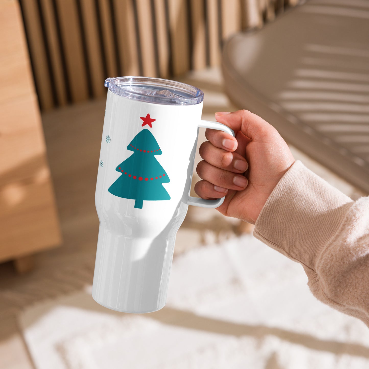 Termo con asa Feliz Navidad