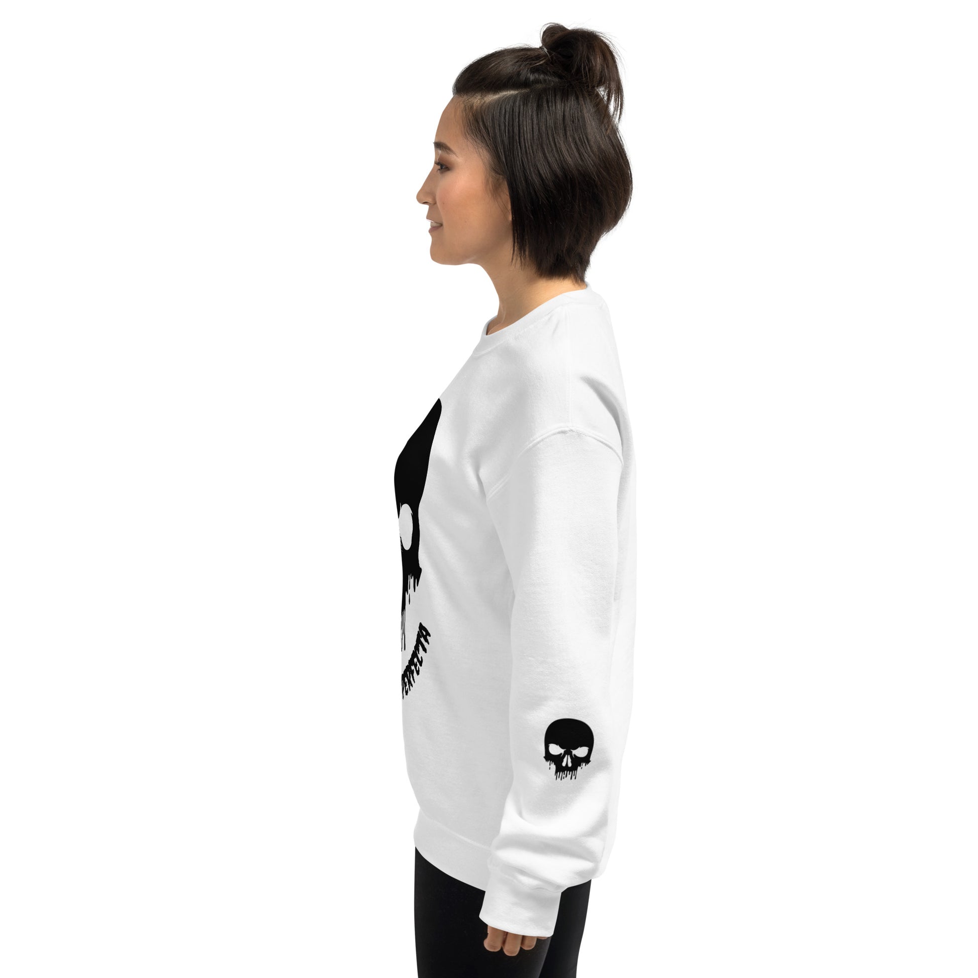 sudadera de algodón calavera