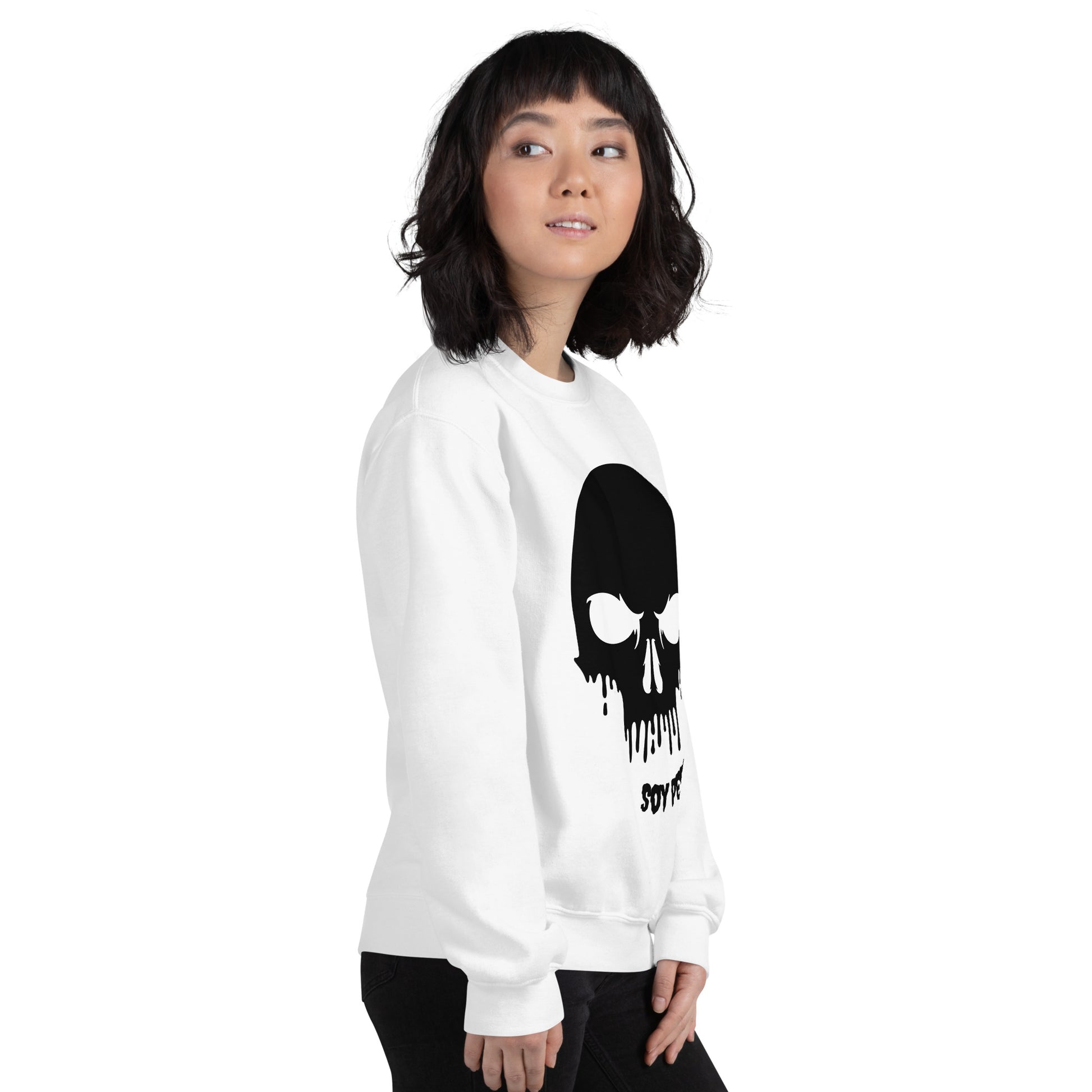 sudadera de algodón calavera