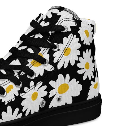 Daisy Women's High Top Canvas Sneakers
