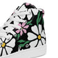 zapatillas de lona flores
