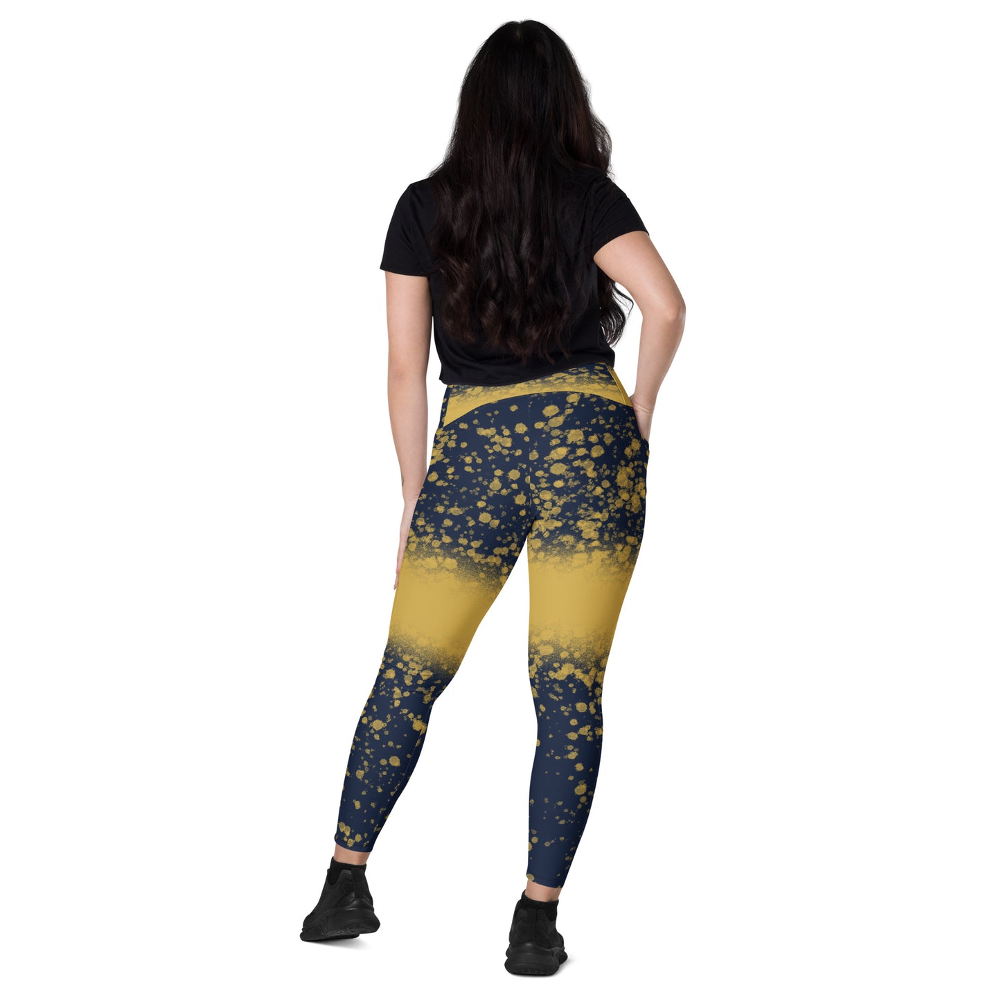 Leggins originales de cintura cruzada con bolsillos