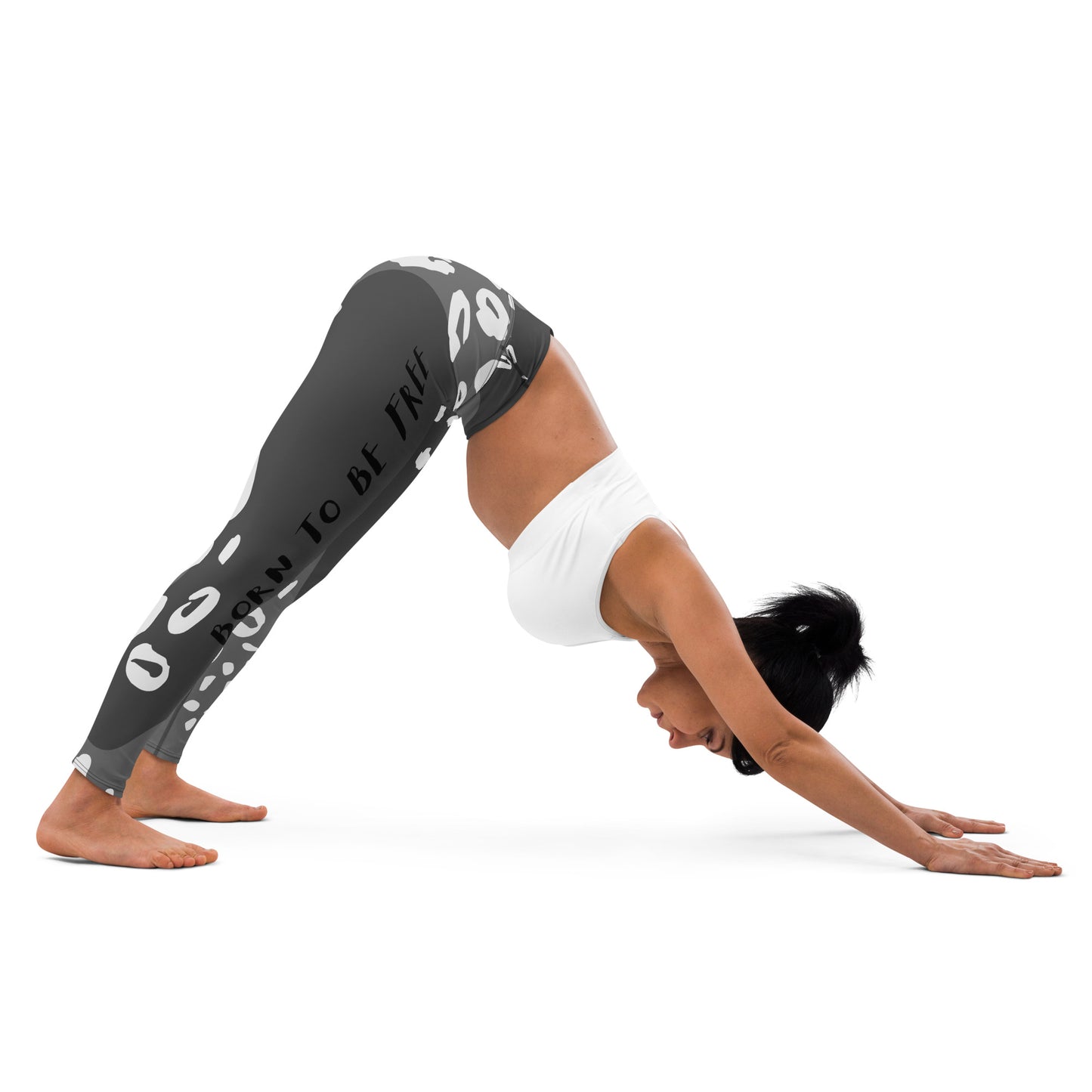 Animal print yoga leggings