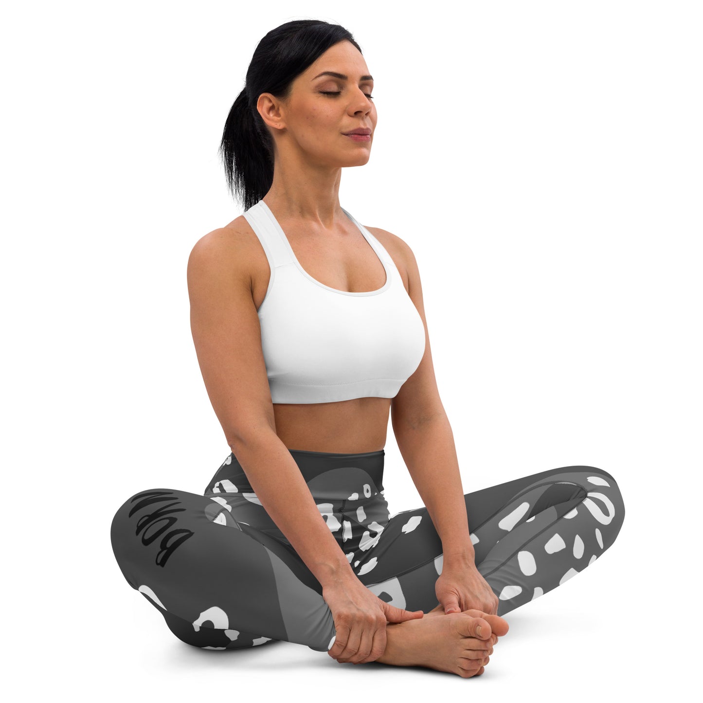 Animal print yoga leggings