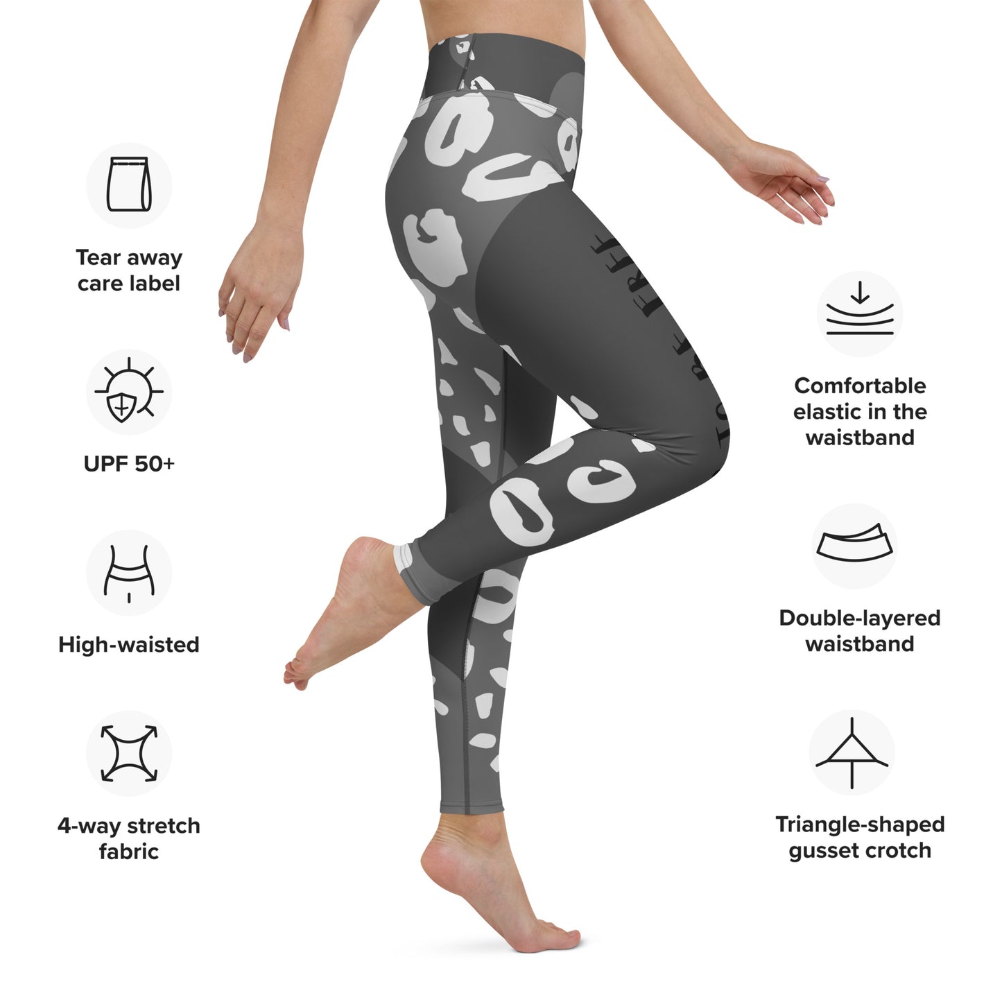 Leggins de yoga animal print