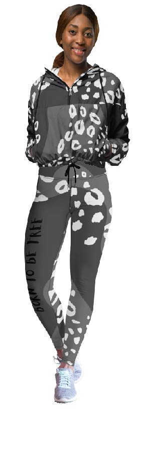 Animal print yoga leggings