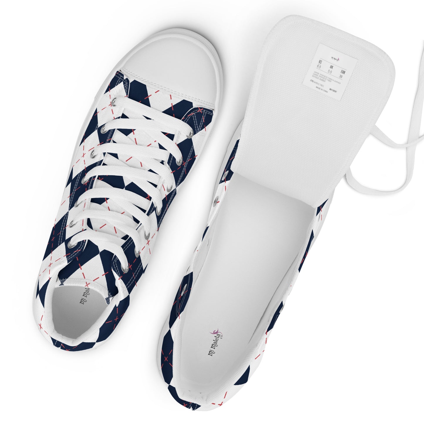 High-Top-Canvas-Sneaker für Herren