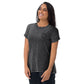 Sol unisex embroidered denim t-shirt