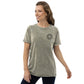 Sol unisex embroidered denim t-shirt
