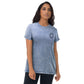 Sol unisex embroidered denim t-shirt