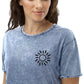 Sol unisex embroidered denim t-shirt